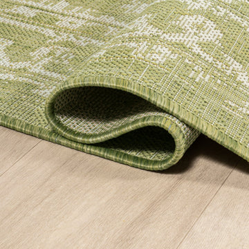 Malta Bohemian Medallion Textured Weave Indoor/outdoor Area Rug
